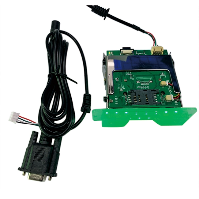 Lecteur de carte IC&amp;RF lumineux à insertion manuelle