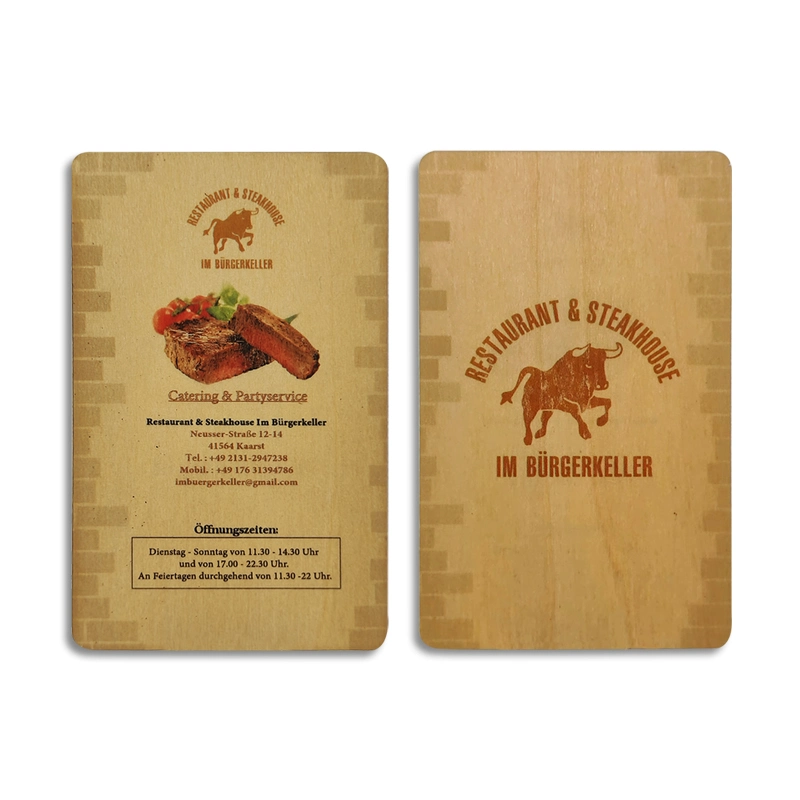 High quality/High cost performance  Wooden Printing Card Advertising Hotel Key Smart Card