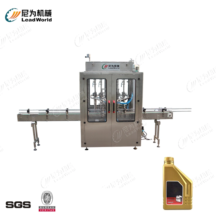 Automatic Linear Servo Piston Cooking Oil Engine Motor Lubricating Oil Detergent Filling Packing Machinery Equipment