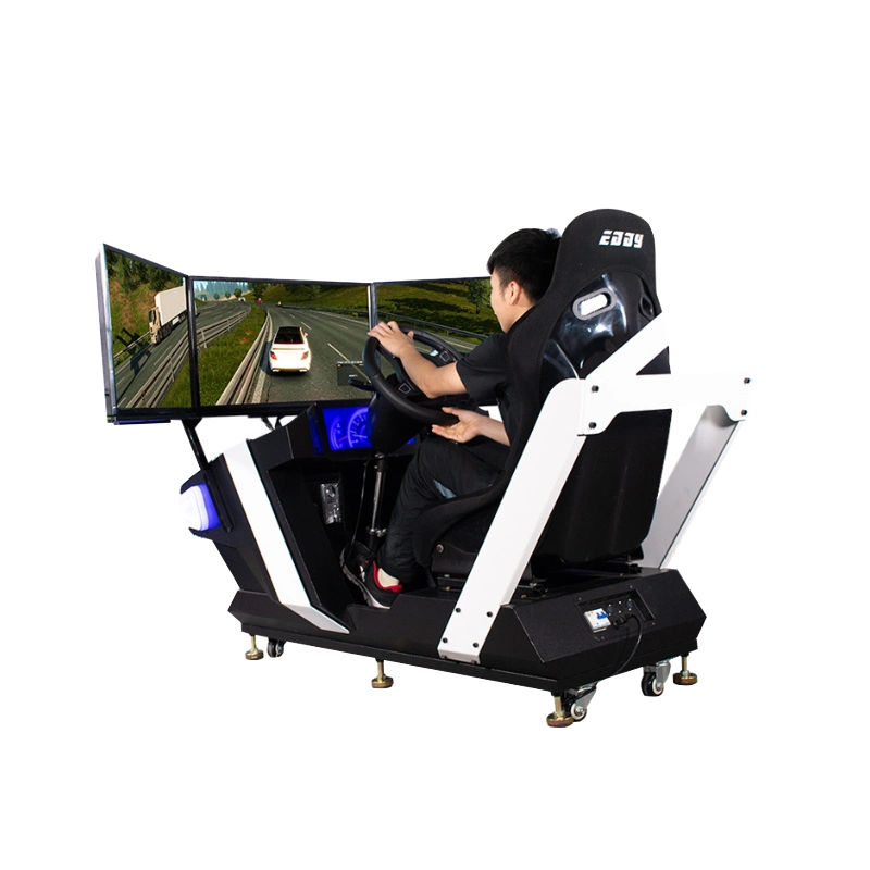 VR Driving Simulator tres pantallas de carreras de juego de simulación de coches de conducción Simulador de Entrenamiento de cabina