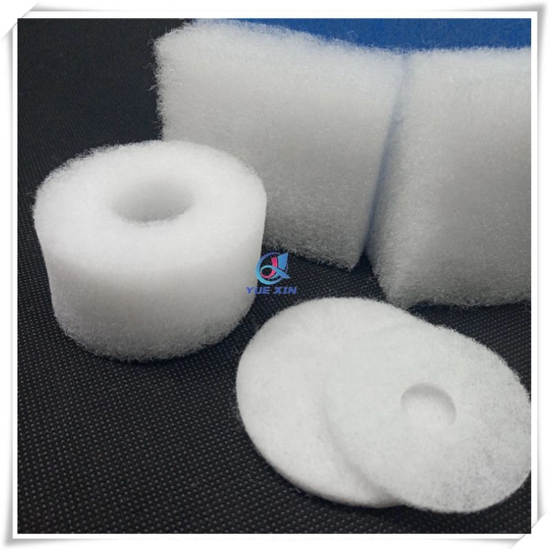 White Cut Shaped Polyester Fiber Filter Floss