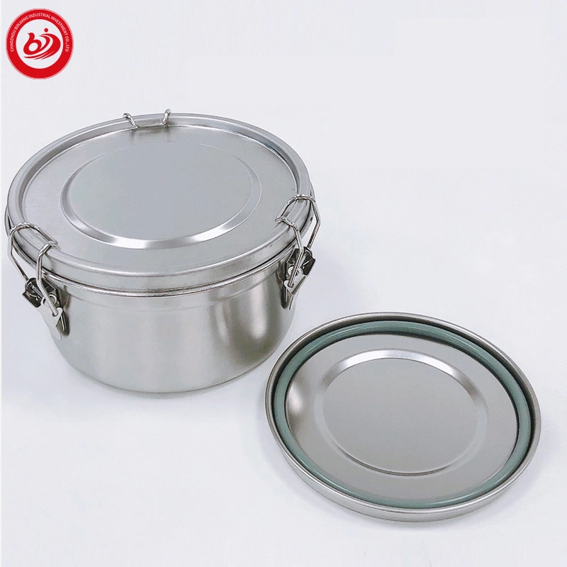 Wholesale/Supplier Leakproof Custom Picnic Stainless Steel 304 Bento Food Container with Ring