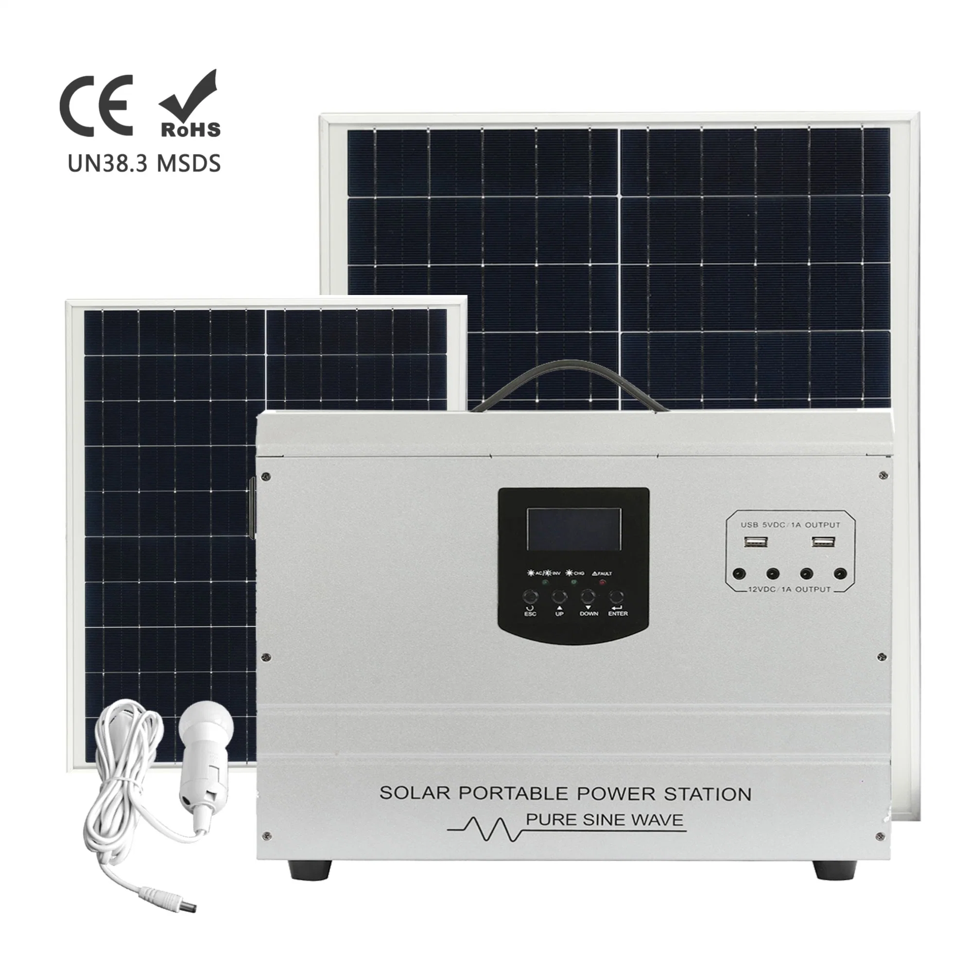 3000W 512wh Lithium Power Portable Solar Generator Solar Energy System for Phones Laptops Tablets