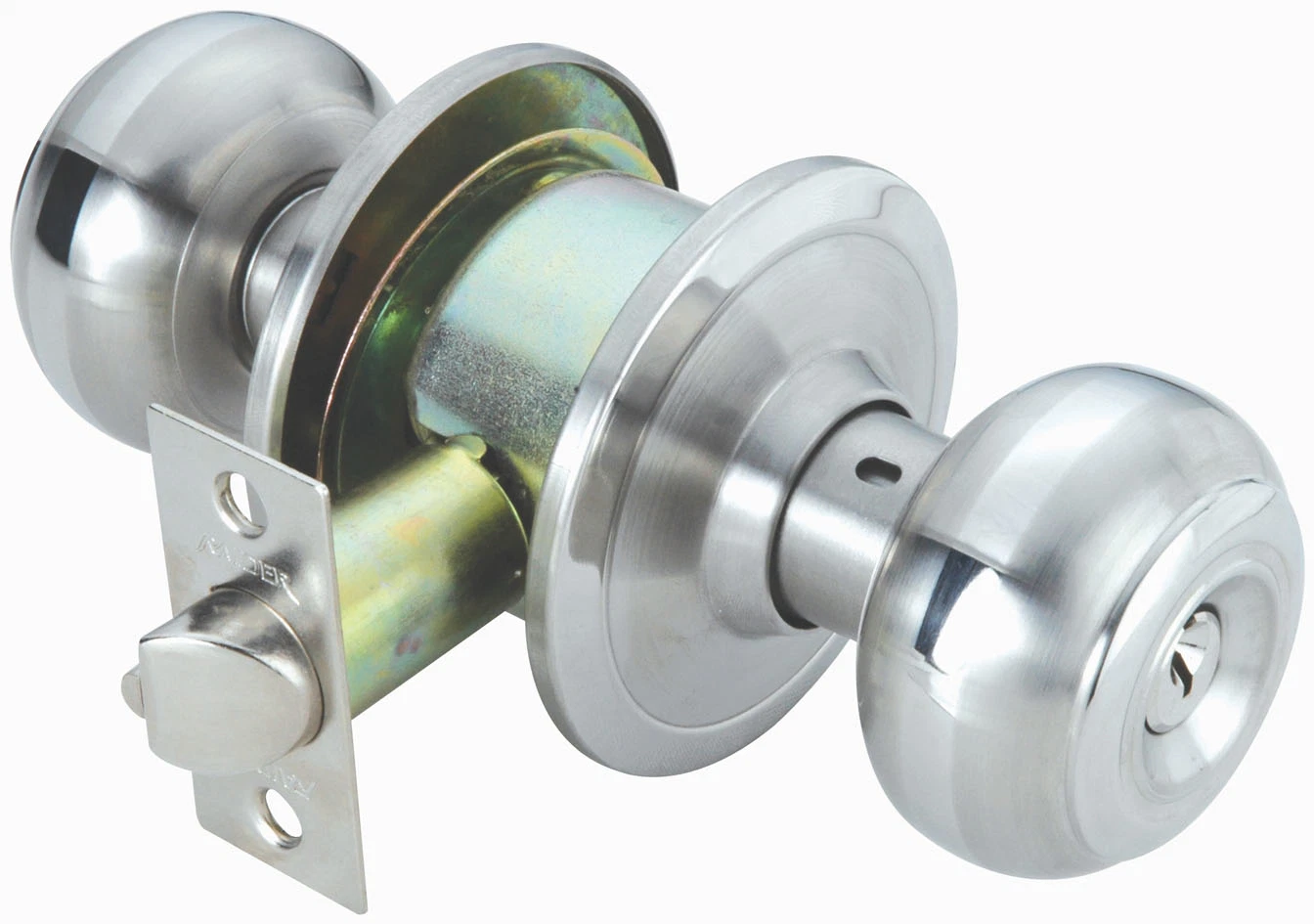 Pomo Esférico Lockset cilíndrica de la cerradura de puerta de entrada clave Mn/AC