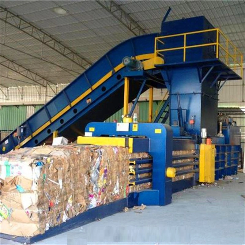 125T máquina de enfardadores de papel residual OCC SOP papel de oficina clasificado Máquina de prensa de deshecho de papel Oinp ONP