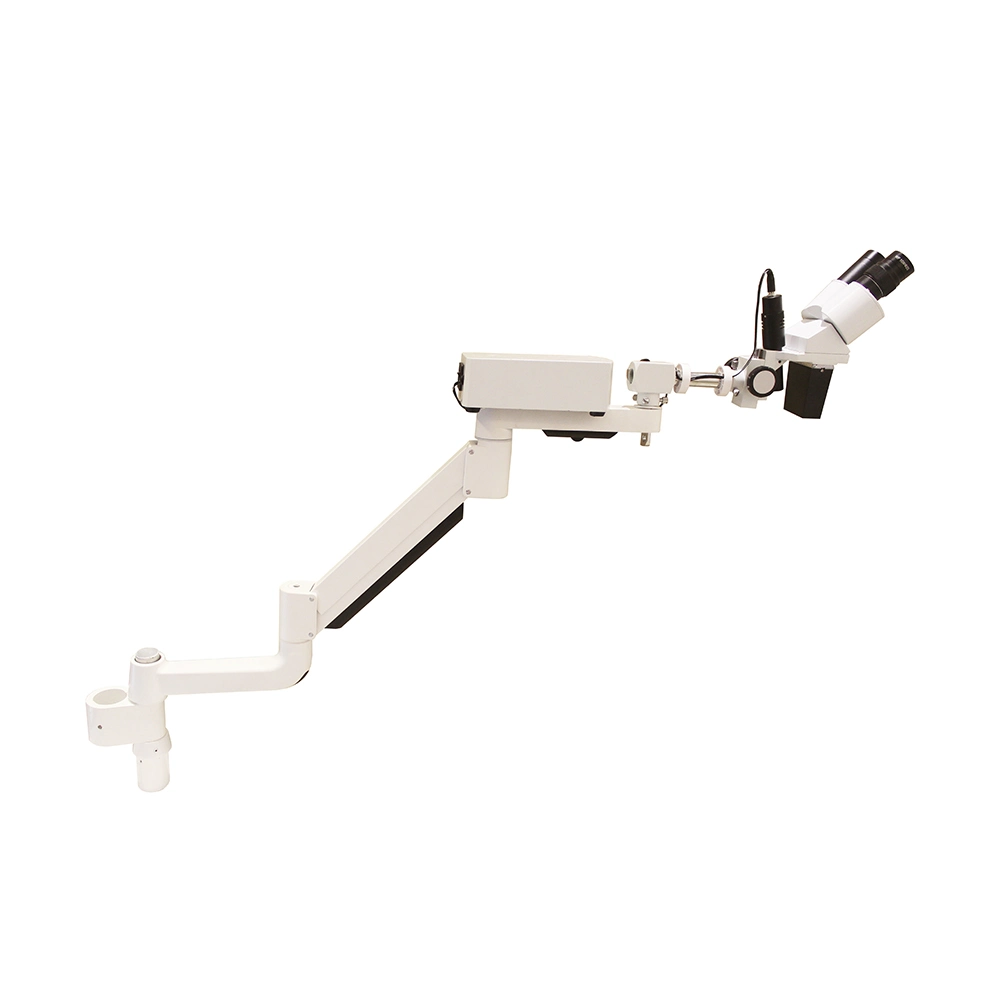 LED optique ophtalmique portable dentaire Microscope de matériel dentaire endodontique de type clip sur l'unité de soins dentaires Président d'installation