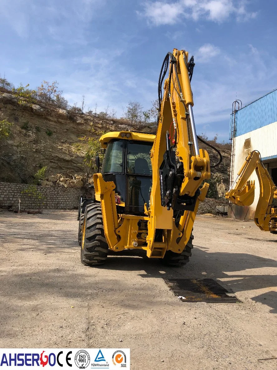 High Effciency 100HP Backhoe Loader with Hydraulic Hammer for Sale