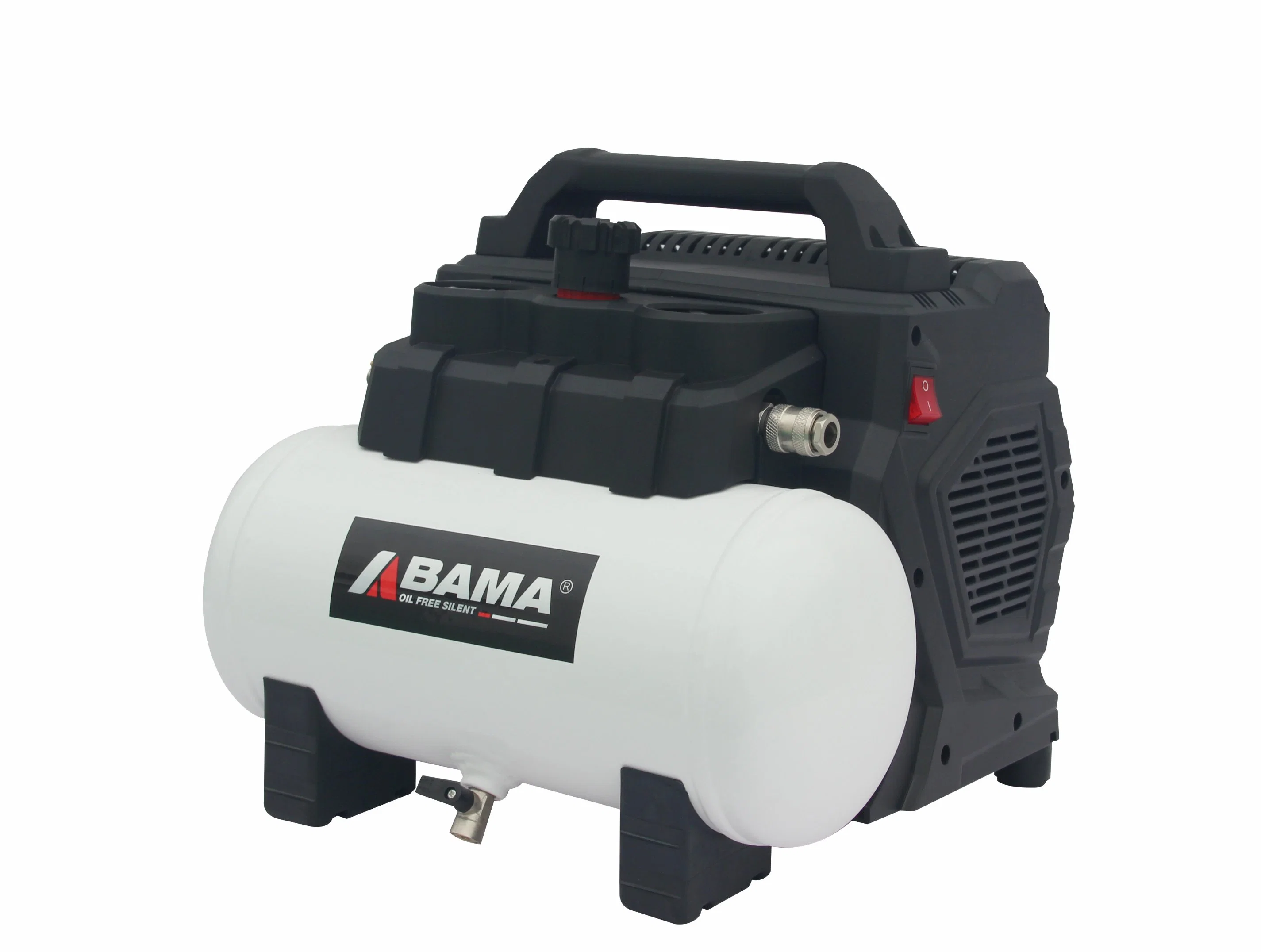 1.5HP, 6L Mini Air Compressor, Compact Air Compressor, Portable Air Compressor, Oil Free Silent Air Compressor, Oil-Less