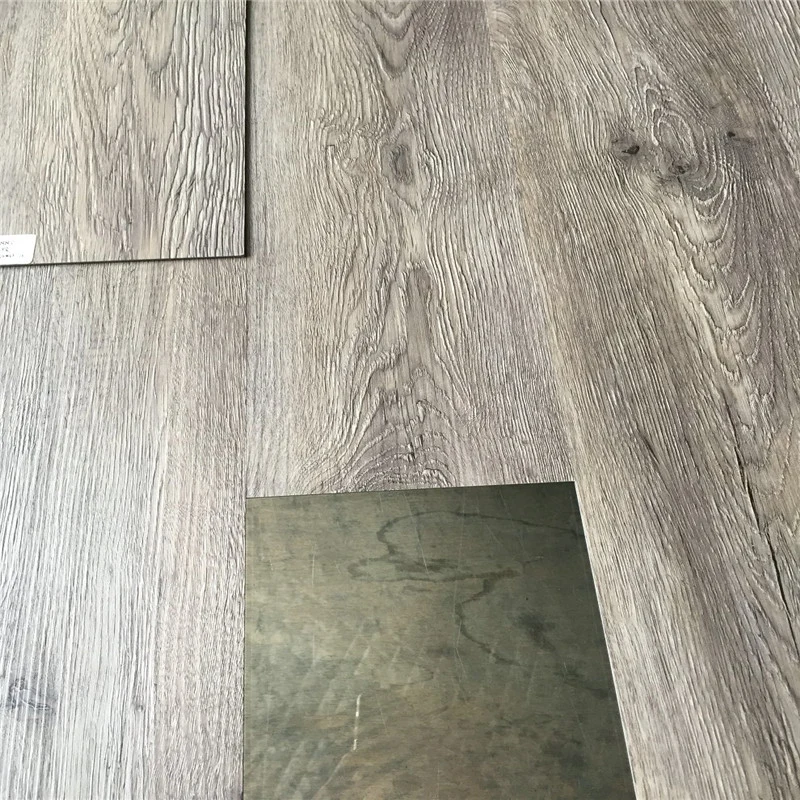 Wood Grain Waterproof Spc Vinyl Plank Floor with Click Lock