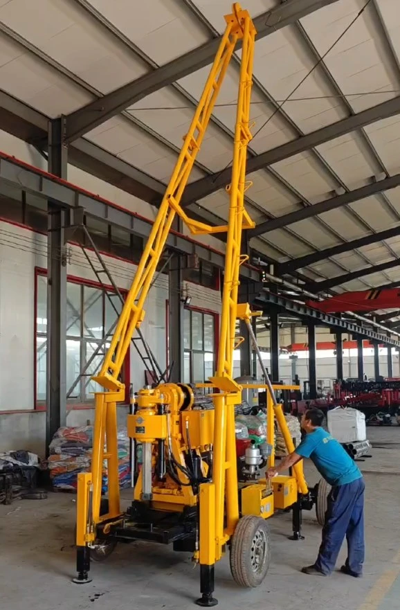 Spt Mobile Hydraulic Core Geotechnical Test Drill Machine Water Well Drilling Rig for Sale