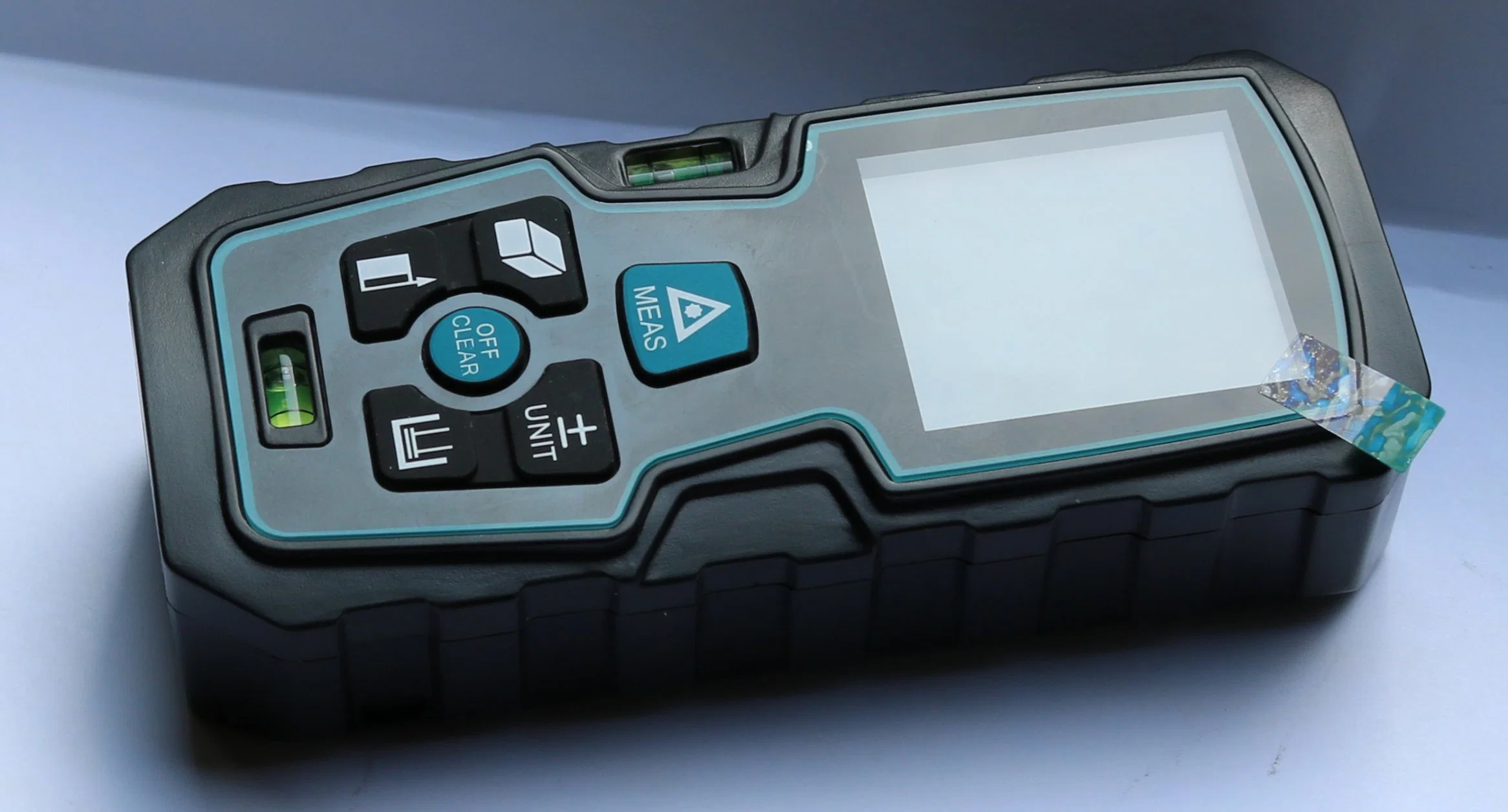 Portable Handheld Digital Measure Tool 2 Bubble Levels Laser Distance Meter with LCD Display