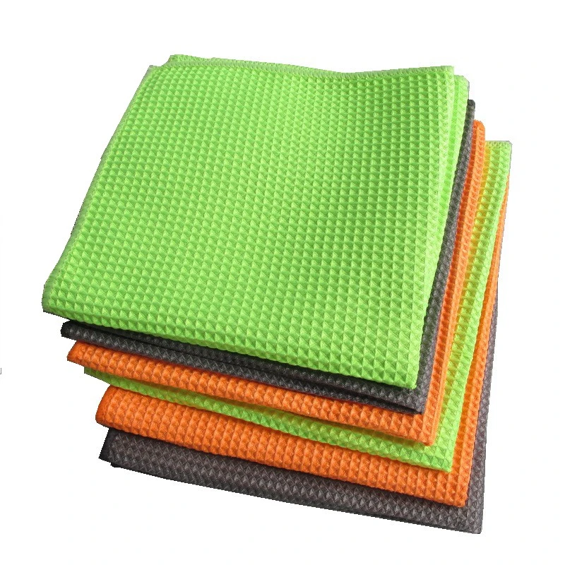 All-Purpose Microfiber Waffle Cloth Car Cleaning Cloth