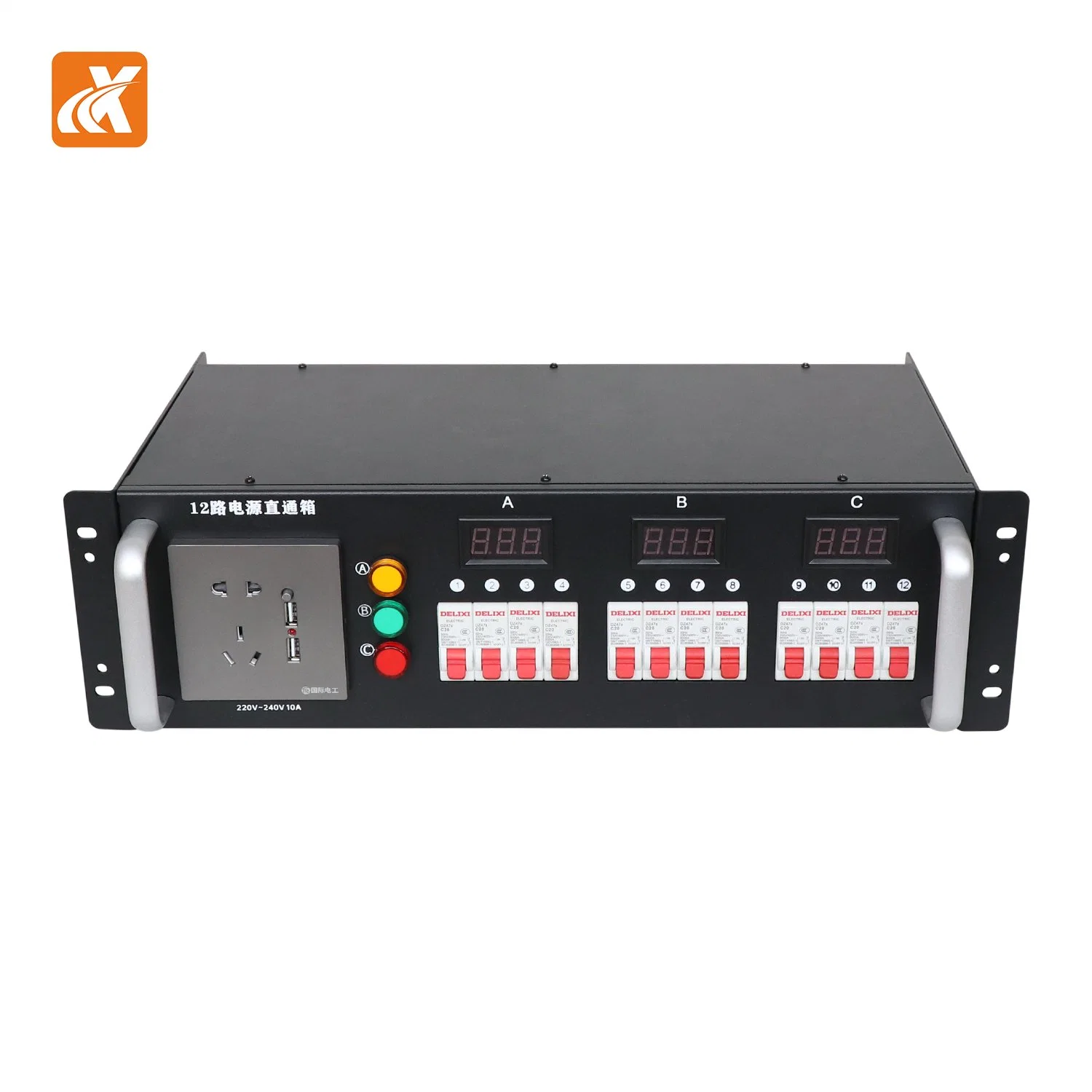 Model Ztx-G12 Through Box 100-200V 50-60Hz a. B. C Three-Phase Work Indicator Stage Light Stand 50Hz&plusmn; 5%