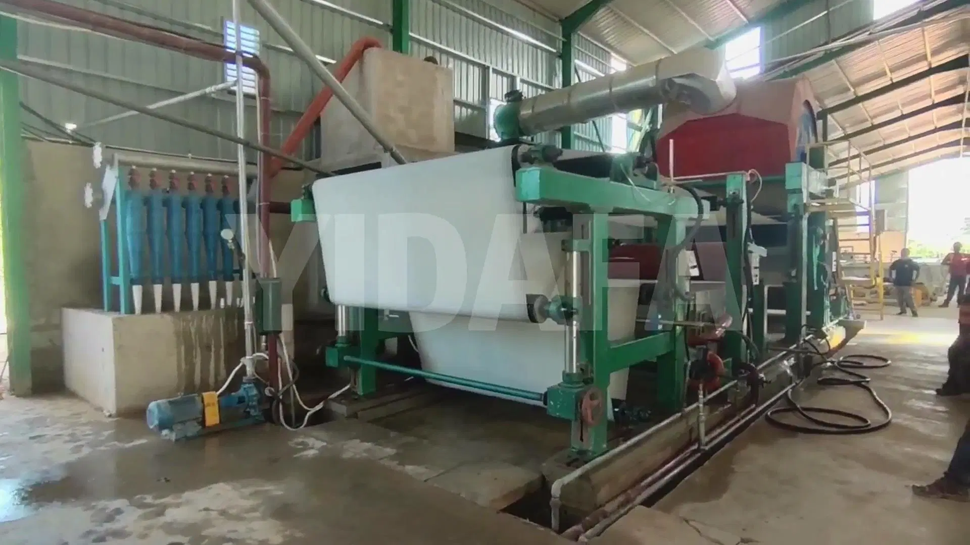 Waste Paper Recycle Machine to Make Toilet Tissue Paper