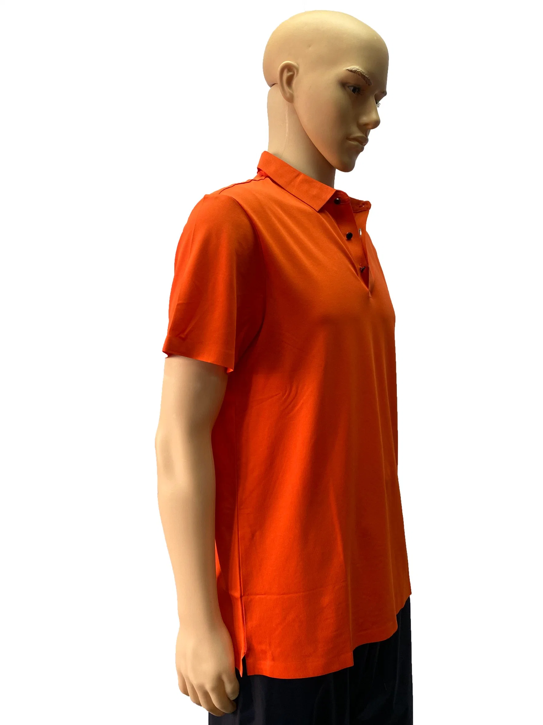 Top-Qualität mercerisierter Baumwolle Blank Poloshirt mit Custom Logo