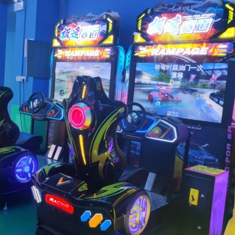 Game City New 47 Inch 55 Inch Speed Racing Track Dynamic Racing Game Machine Dual Single Player Connection