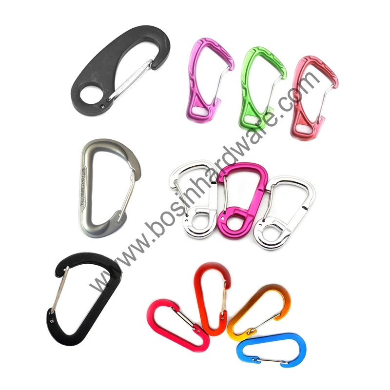 Metal Aluminum Alloy Fish Carabiner Keyring