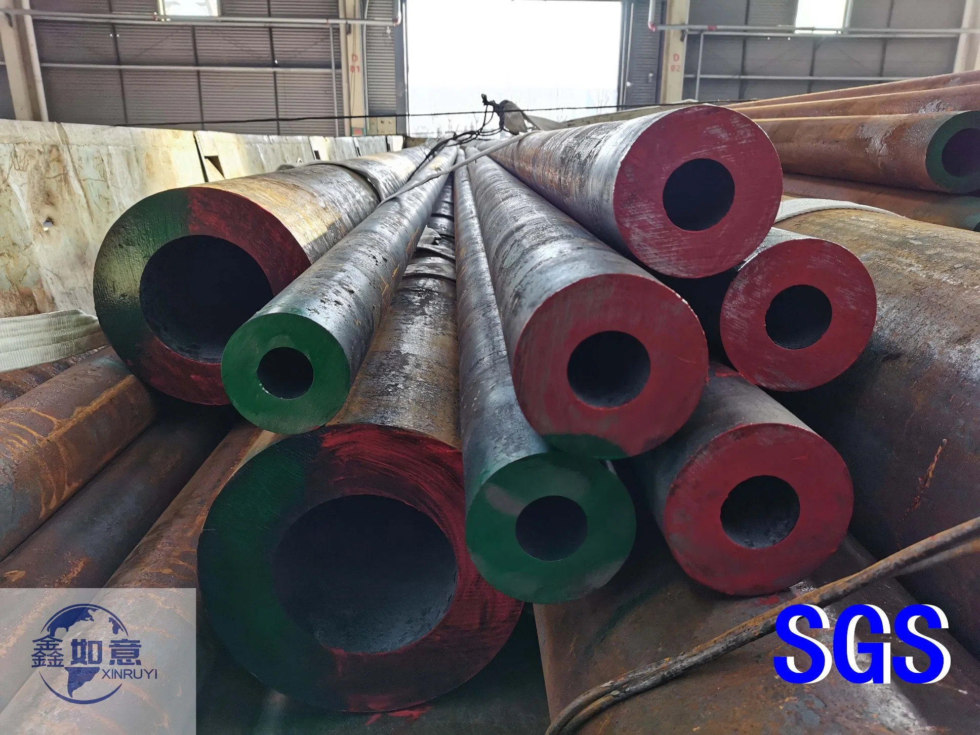 Sch40 API 5L Spiral/Black Iron Round Metallic Carbon Steel Tube/Pipe for Welded/Welding/Seamless/ERW/Mild/Ms