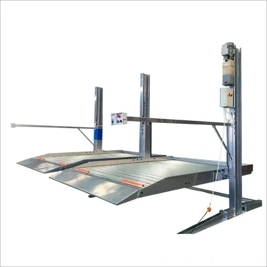 2 Post Lifting System Underground Parking Lift