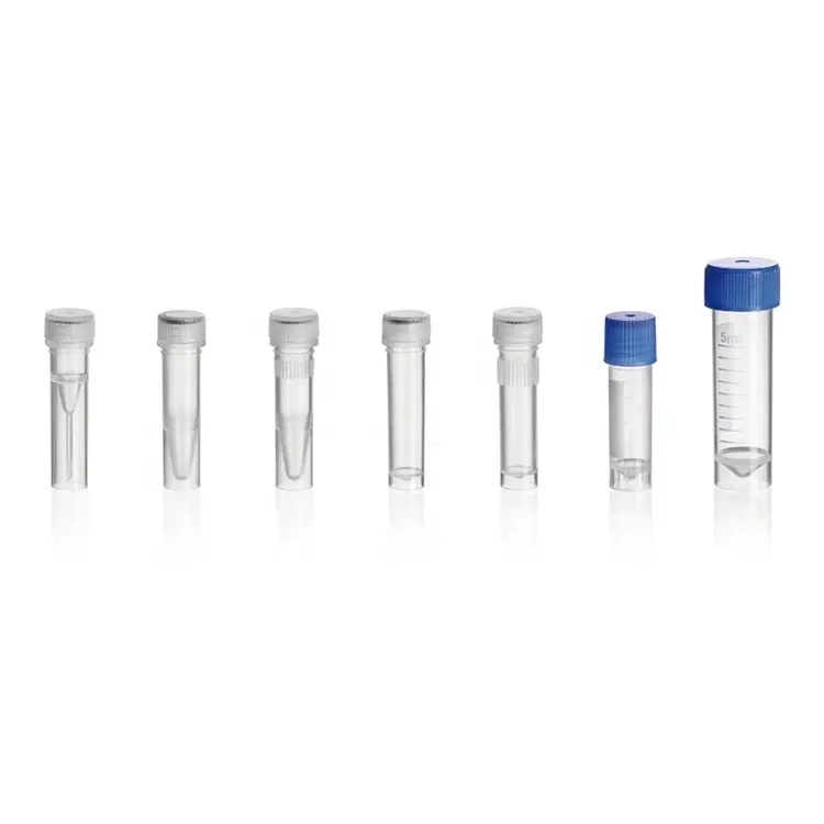 PP Material 0.5ml 1m 1.5ml 2ml Cryovial Tube Cryogenic Tube Cryotube