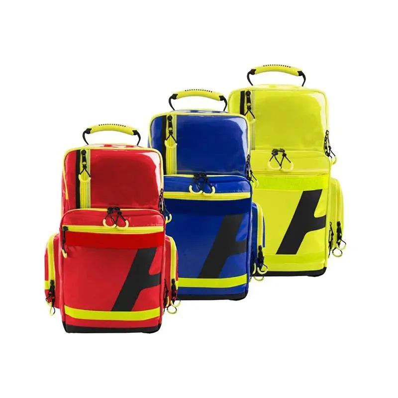 Mochila de primeros auxilios para almacenamiento impermeable de botellas de supervivencia de emergencia para medicina al aire libre