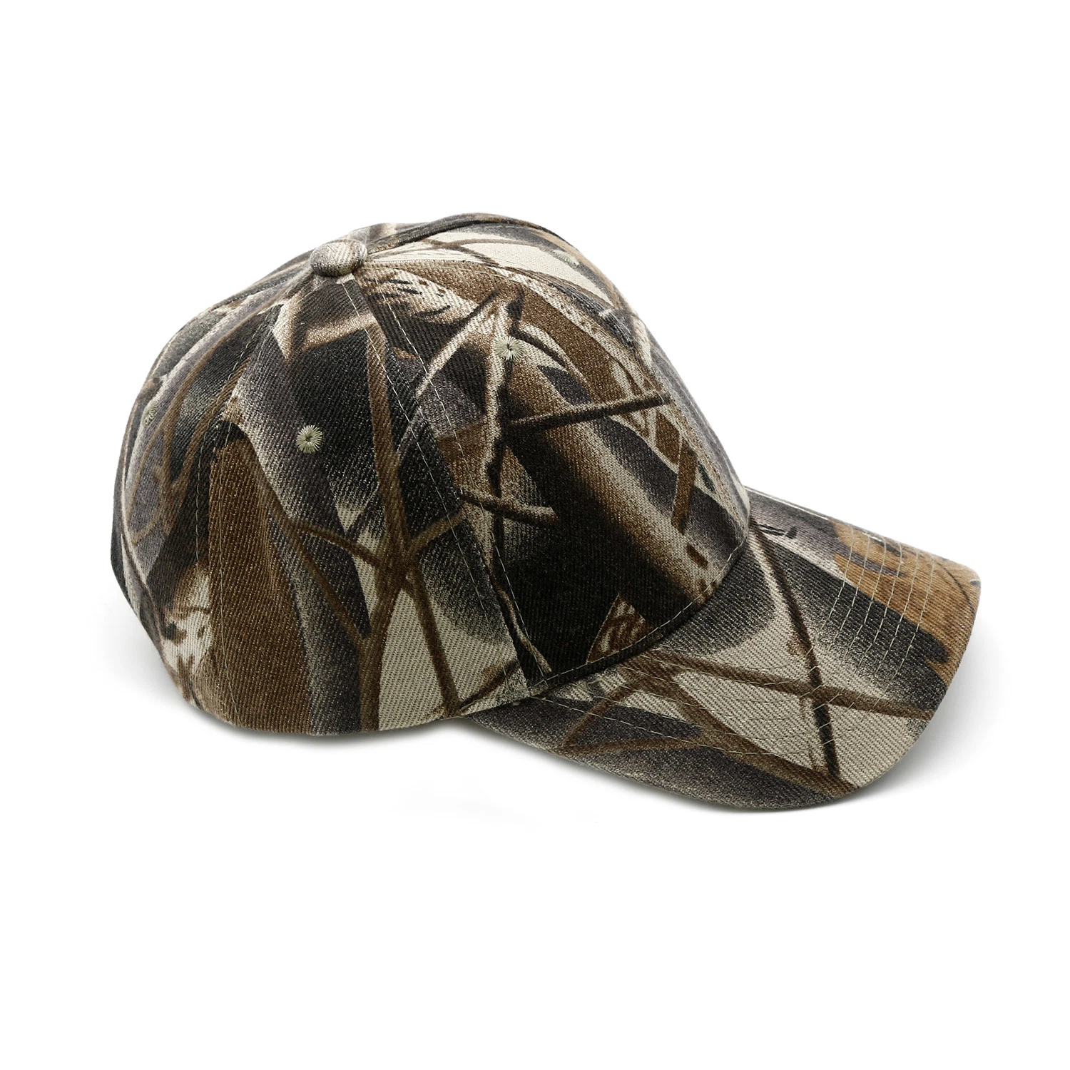 Sales Promotion Camouflage Baseball Cap with Structured Hunting Fishing Desert Hat