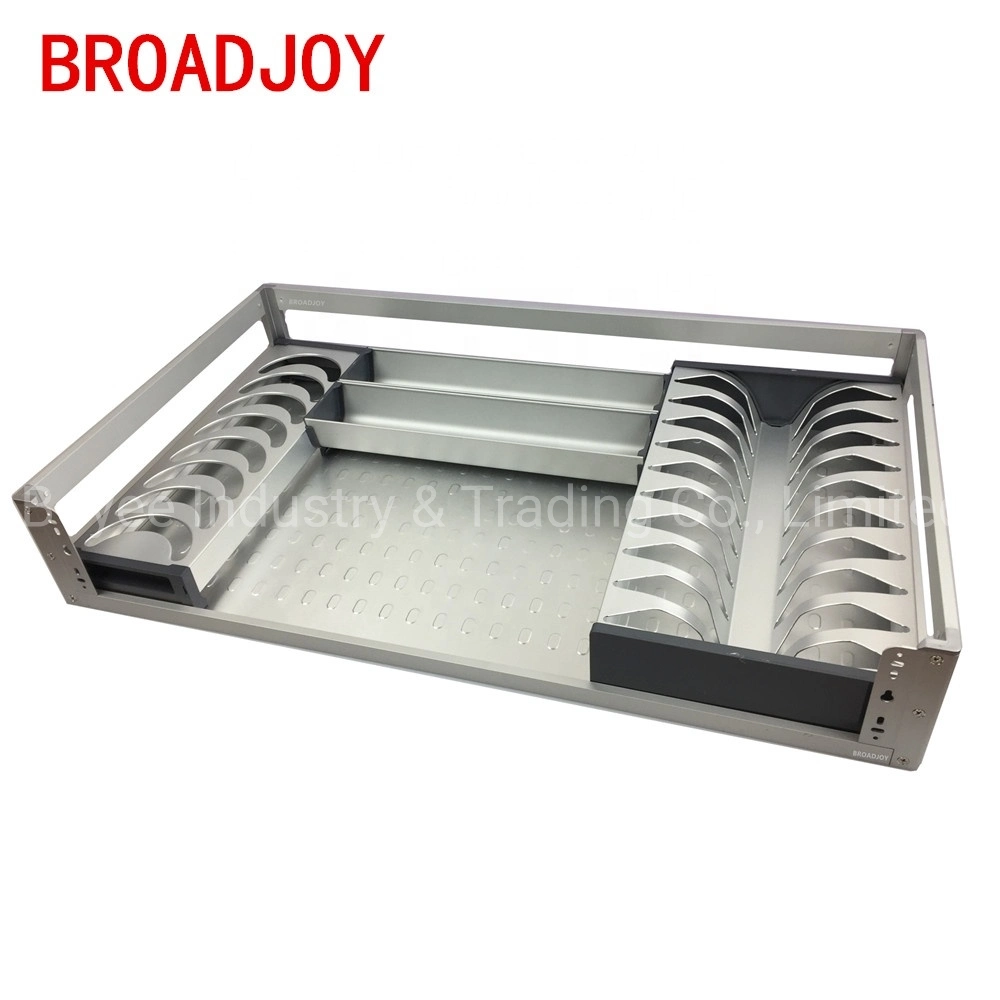 Kitchen Cabinet Pull out Drawer Aluminium Storage Basket