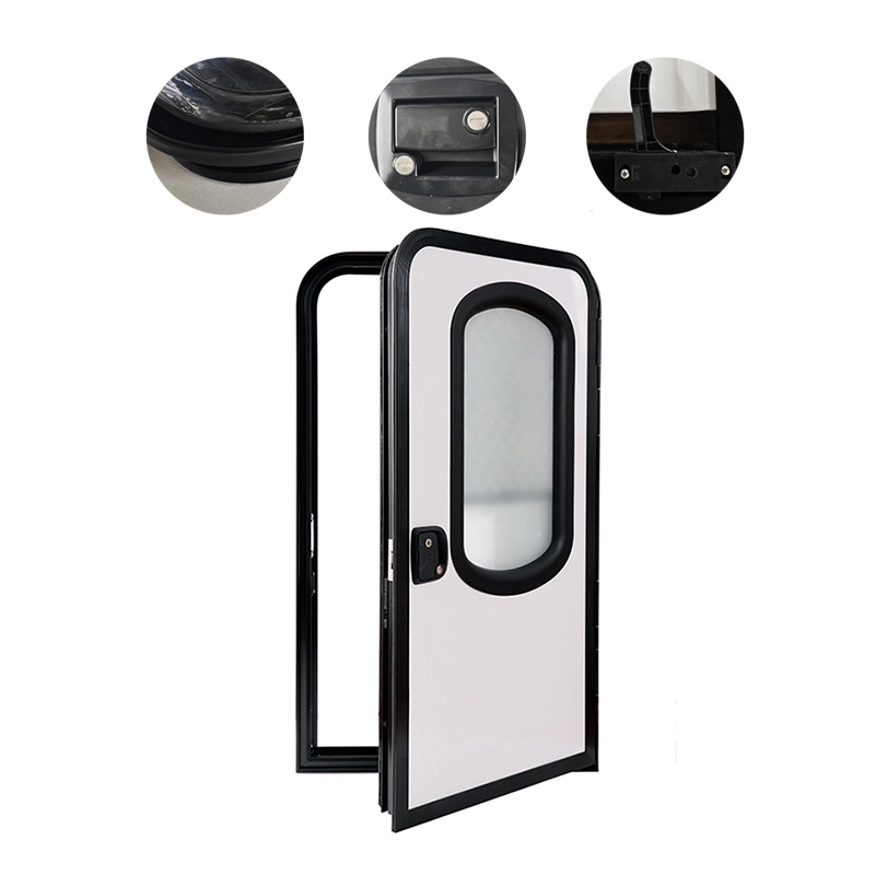 Simple Teardrop Trailer Accessories Door with Acrylic Window