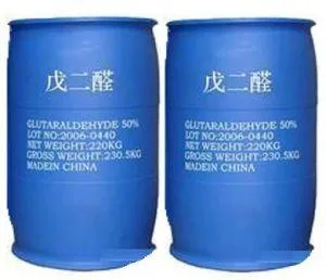 Biocide 50% Glutaraldehyde in Water Treatment Biocide Chemical CAS 111-30-8