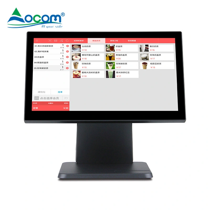 15 Inch Aluminum Alloy Touch Screen POS Windows All in One POS System Puntos De Venta