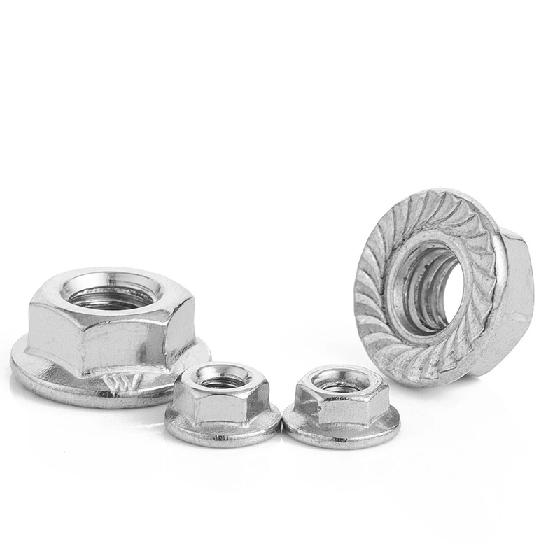 Wholesale/Supplier Flange Nuts Stainless Steel Hexagon Flange Nuts