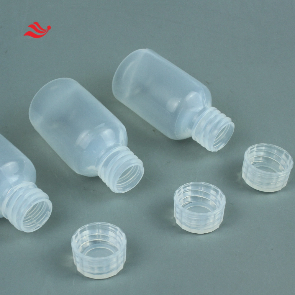 FEP Reagent Bottle 30ml Narrow Mouth Screw Cap Fully Transparent Storage Sample Corrosion Resistant