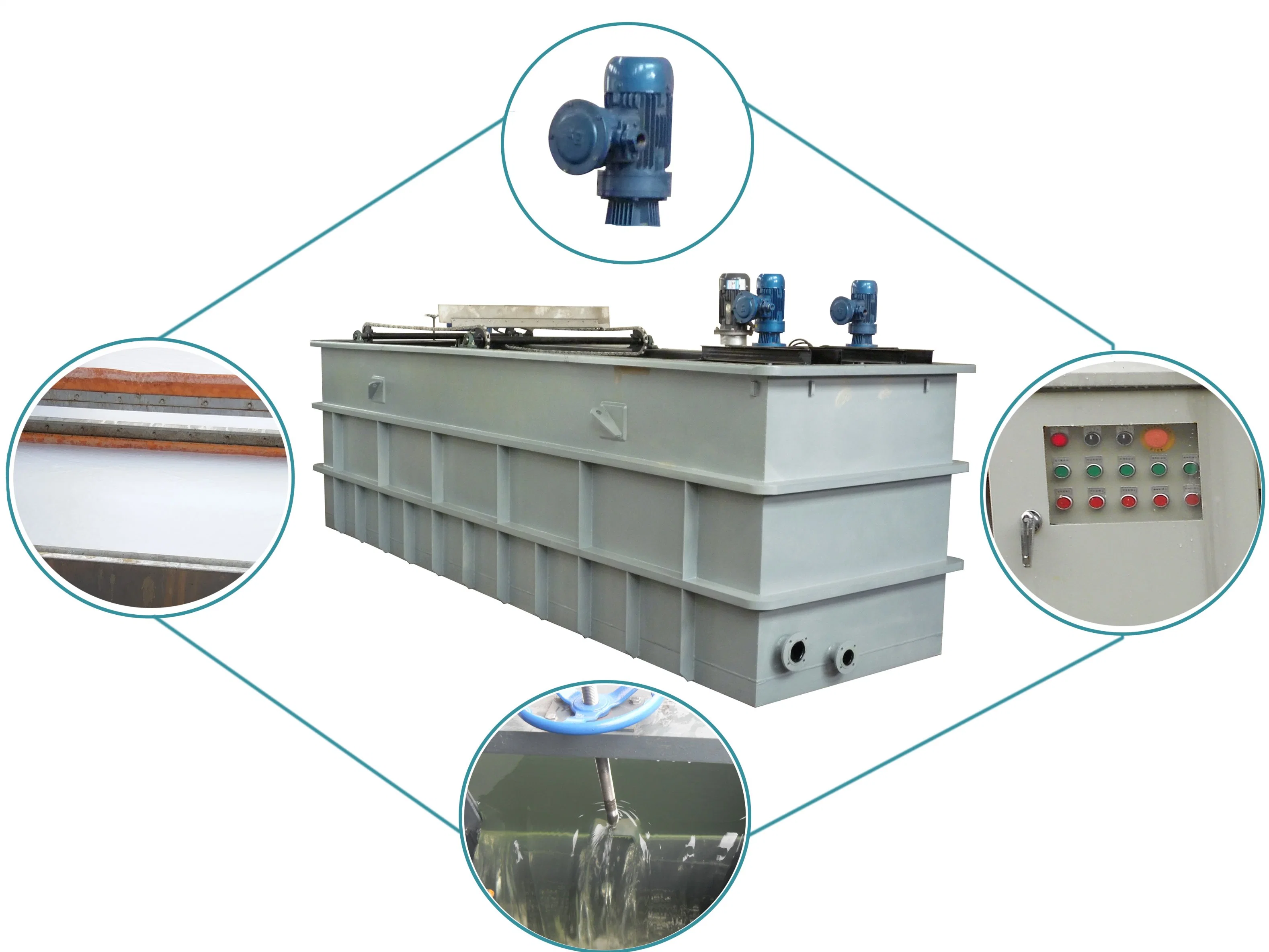 Dairy Grease Wastewater Treatment Equipment Efficient Cavitation Air Flotation Machine