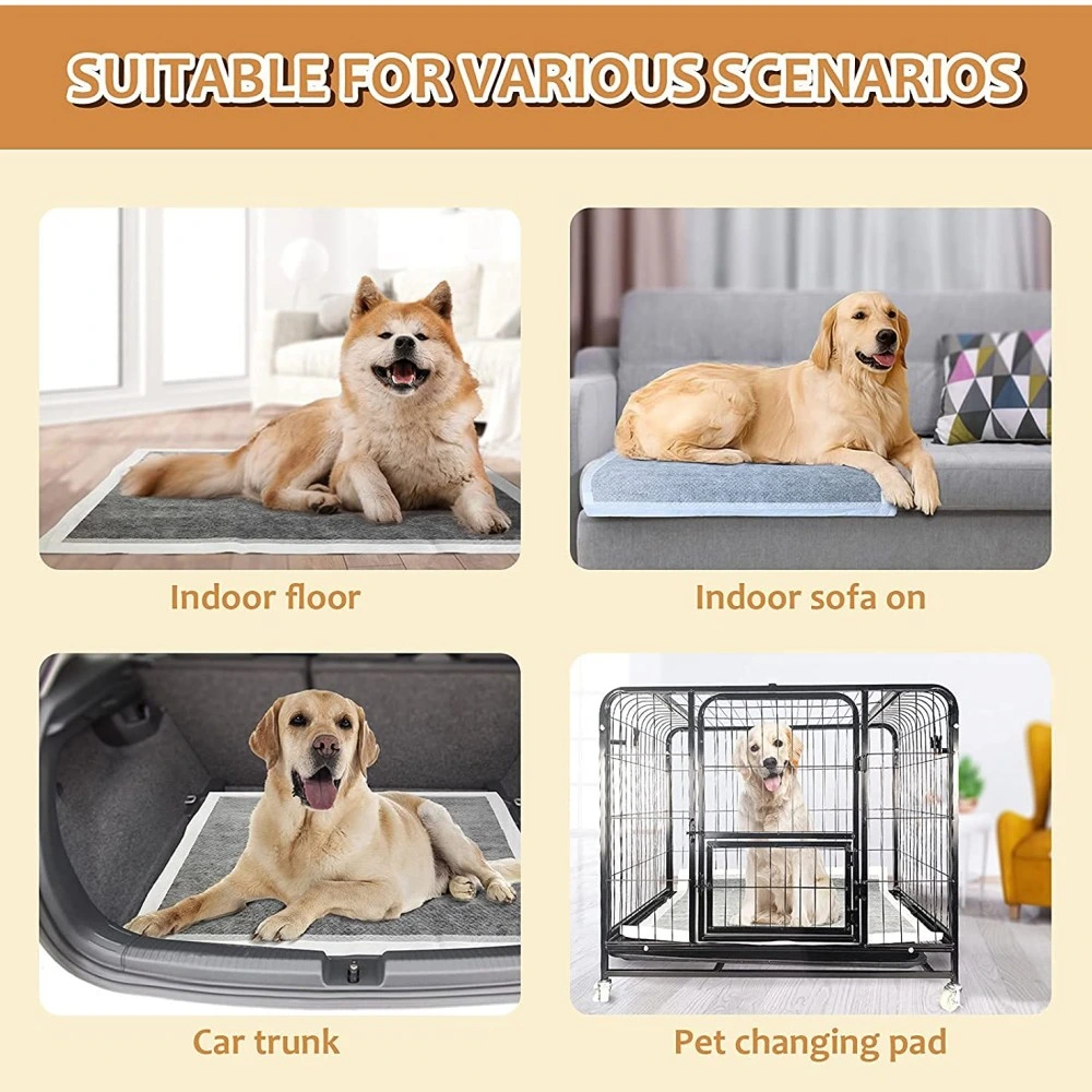 Super Absorbent Bamboo Charcoal Pet PEE Pad