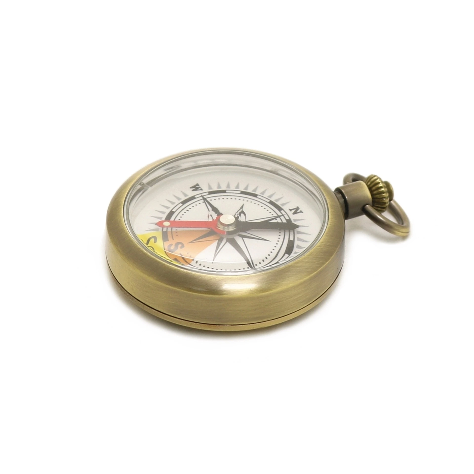 New Copper Brass Sundial Metal Gift Pocket Compass