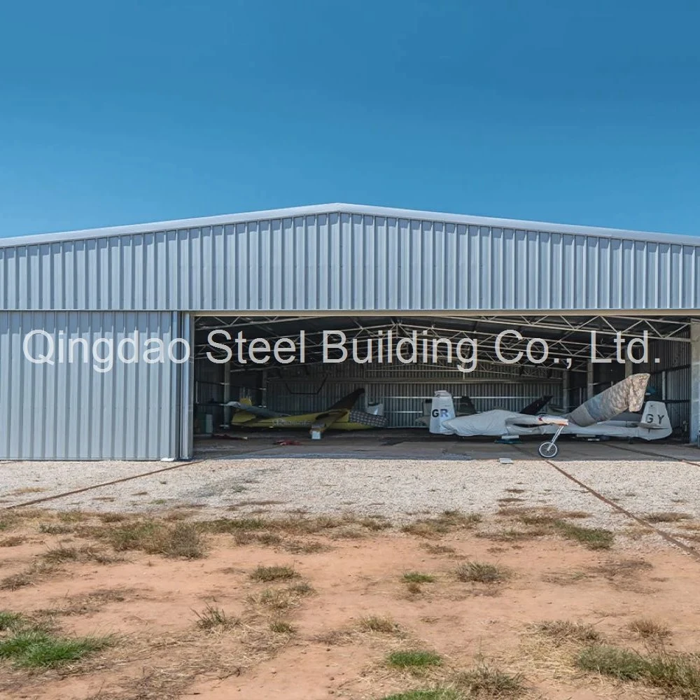 Prefabricated Steel Structure Aircraft Hangar Commercial Steel Warehouse Building Kits