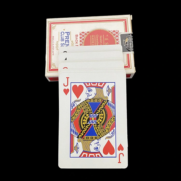 Both Sides Custom Poker Playing Cards Printing Blue Core Black Core Playing Card Casino Quality Standard Poker