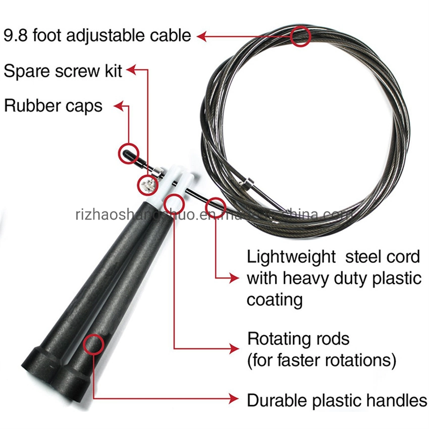 Fitness Sporting Goods Plastic Rope Speed Skipping Jump Rope Exercise Jump Rope