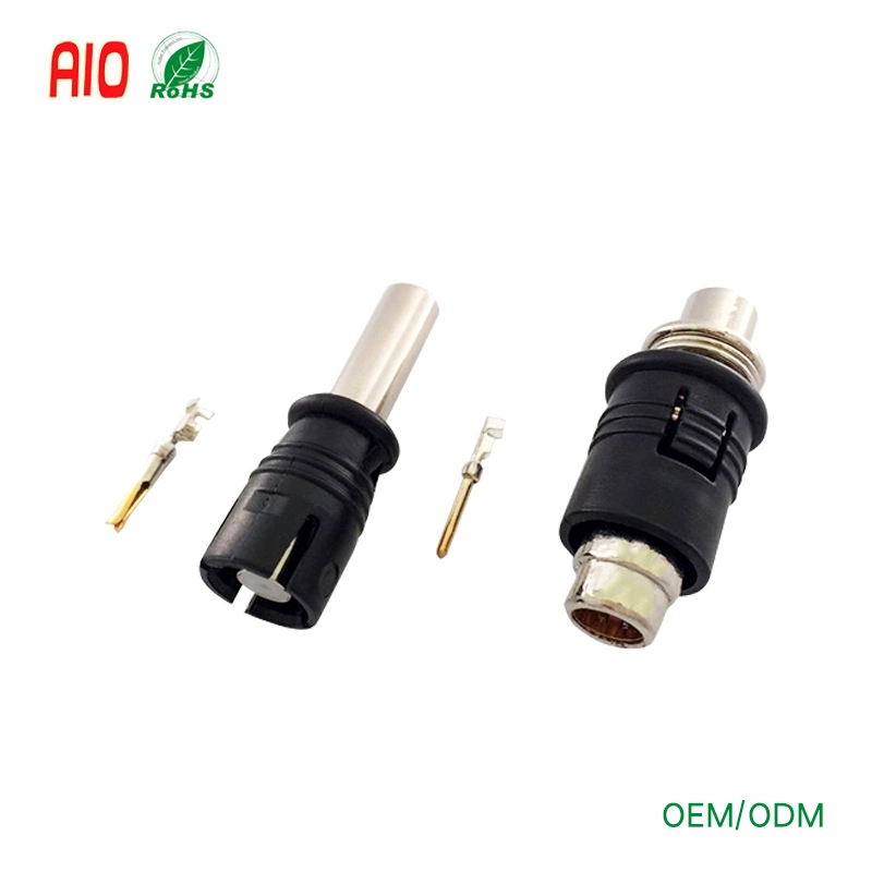 Crimp Male Raku Rast 2 Hc97 Car Radios FM Am Antenna Coaxial RF Automotive Connectors for Rg174, Rg188, Rg316 & LMR-100 Cable