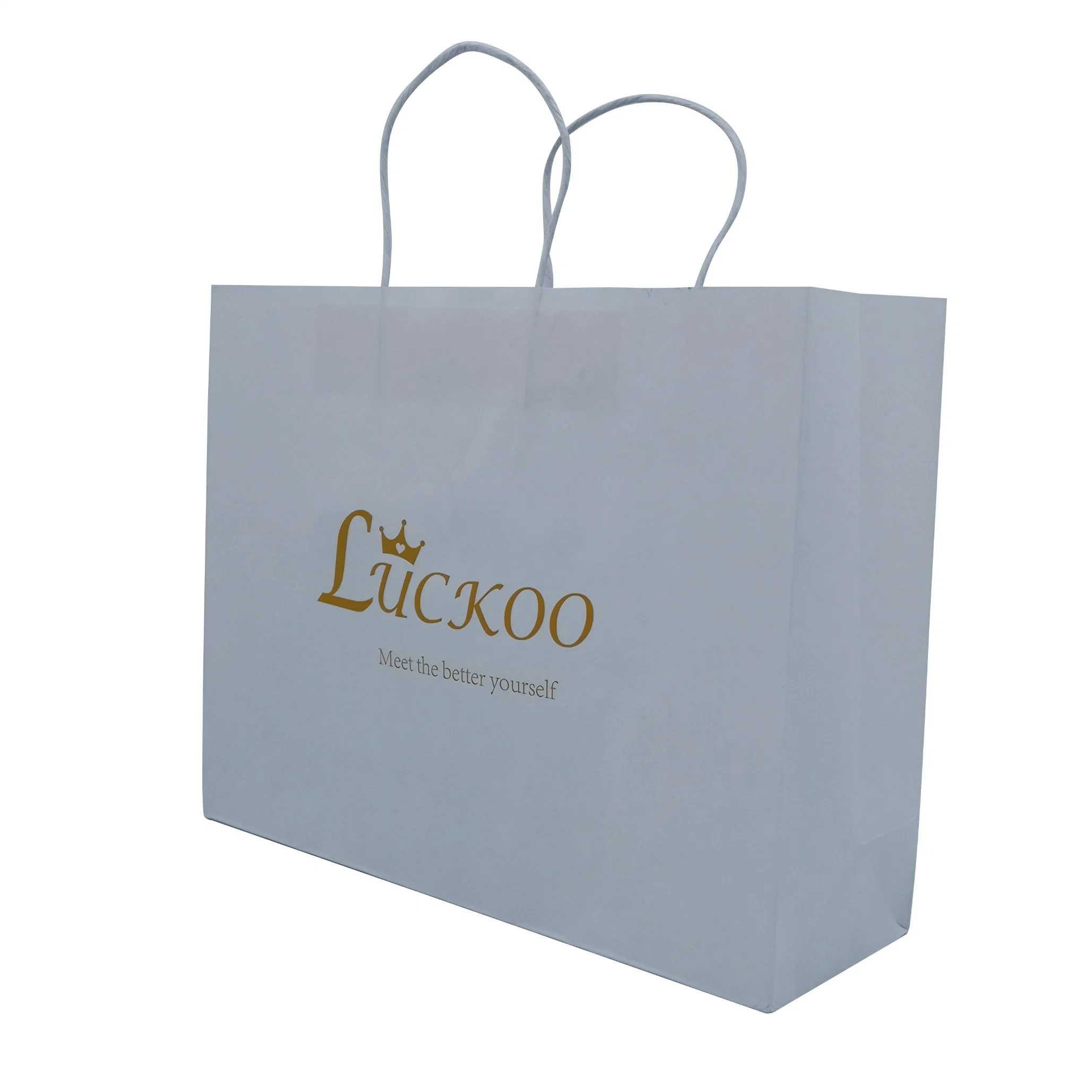 Short Handle Personalized Promotion Advertising Paper Bag with Logo