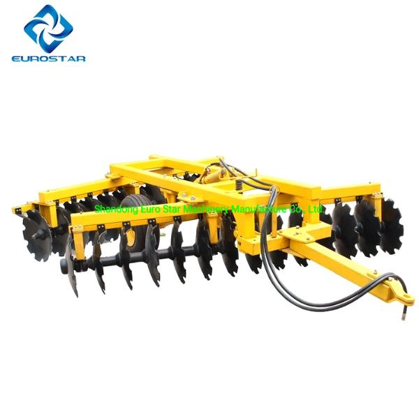 1bzt-6.0 Width 6m Hydraulic Heavy Duty Disc Harrow for 300-400HP Tractor Trailed Agricultural Machinery China Suppliers Folding Fold Wing Light Opposed Offset