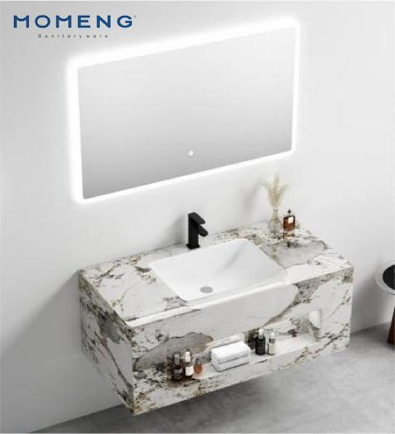 800-1400mm Bathroom Vanity Cabinet Rock Plate Basin Bathroom Furniture