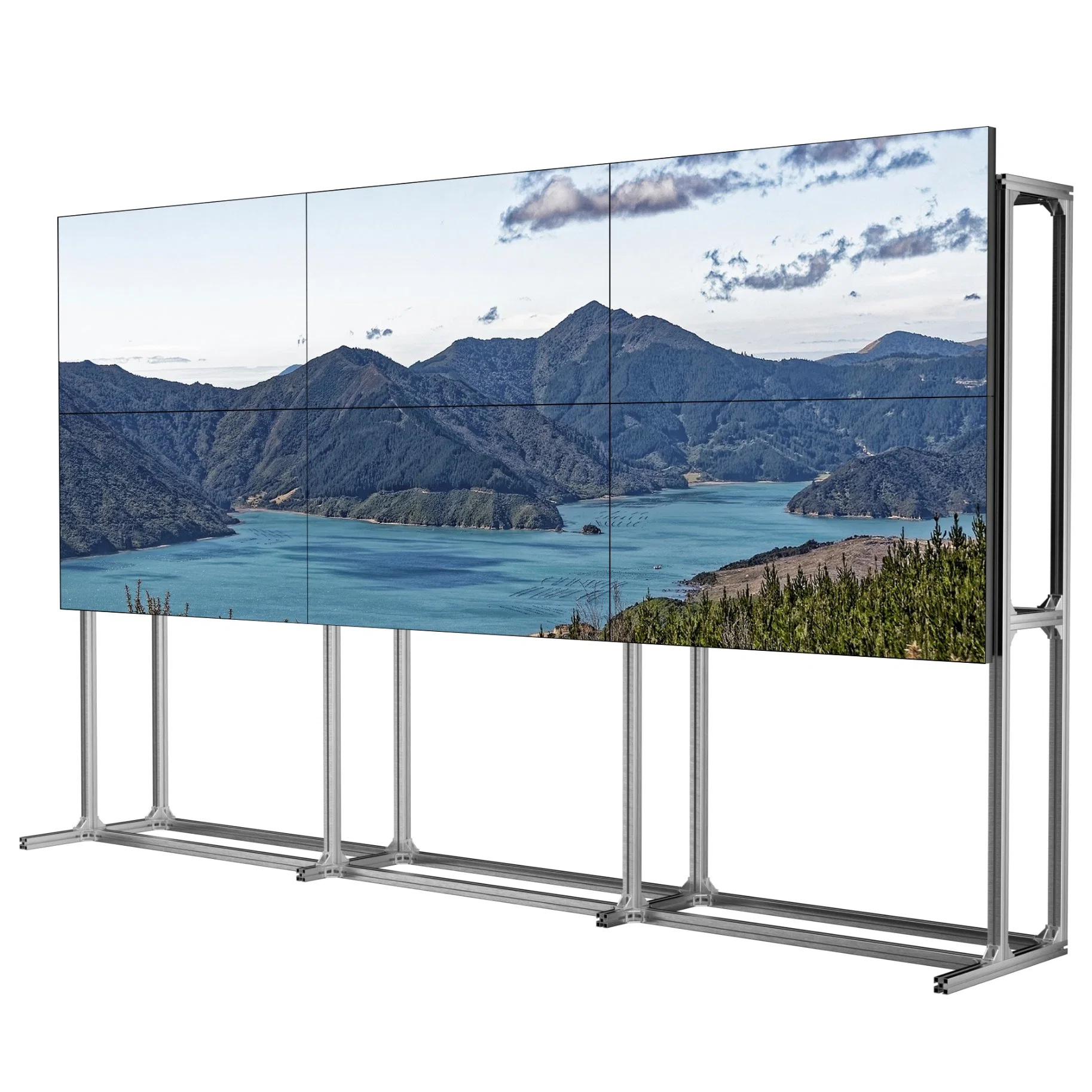 Advertising Player Ultra Thin Bezel LCD Video Wall 46 Inch Video Advertising Full Xx Player Android Tablet Adobe Flash Player Download Wall Mount LCD Display