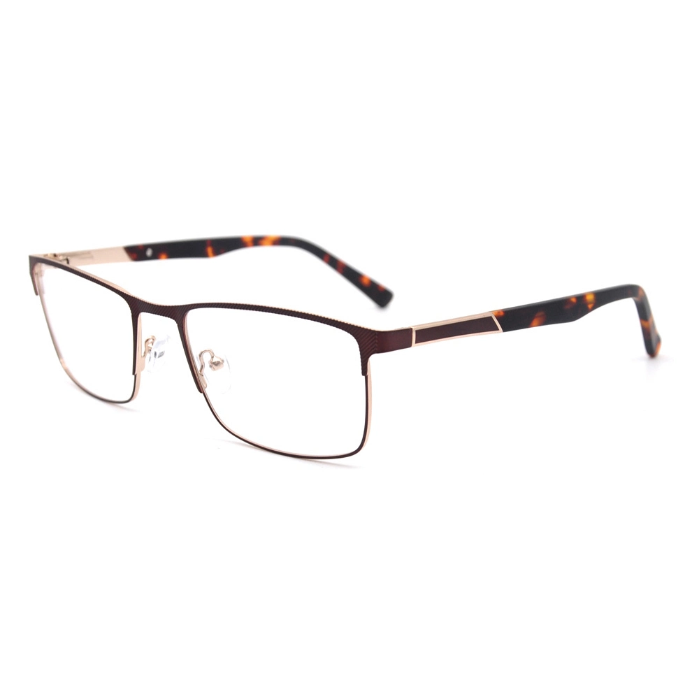 Lunettes hommes grandes tailles inoxydable meilleures ventes charnières interchangeables lunettes