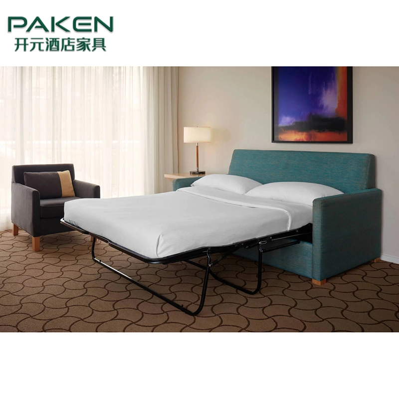 Modern Design Apartment Hotel Sofa Cum Bed Living Room Furniture Set High Quality Functional Folding Fabric Sofa Bed