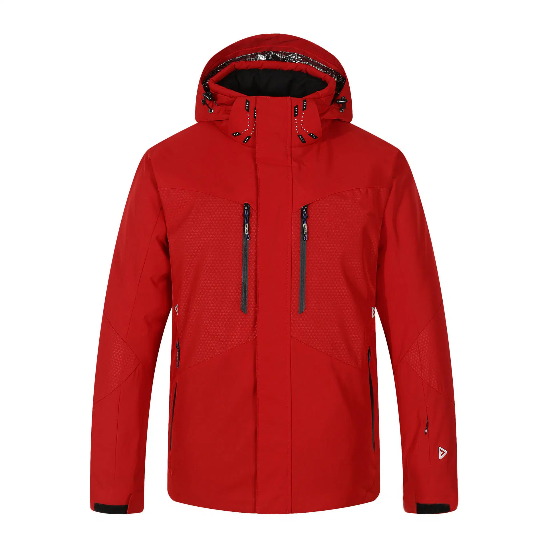 High quality/High cost performance  Winter Insulated Ski Jacket with Detachable Hood