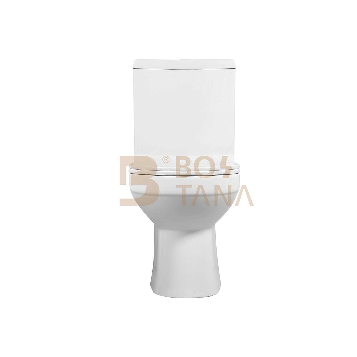 Cheap European P-Trap lavage toilettes deux pièces de rinçage de la porcelaine sanitaire