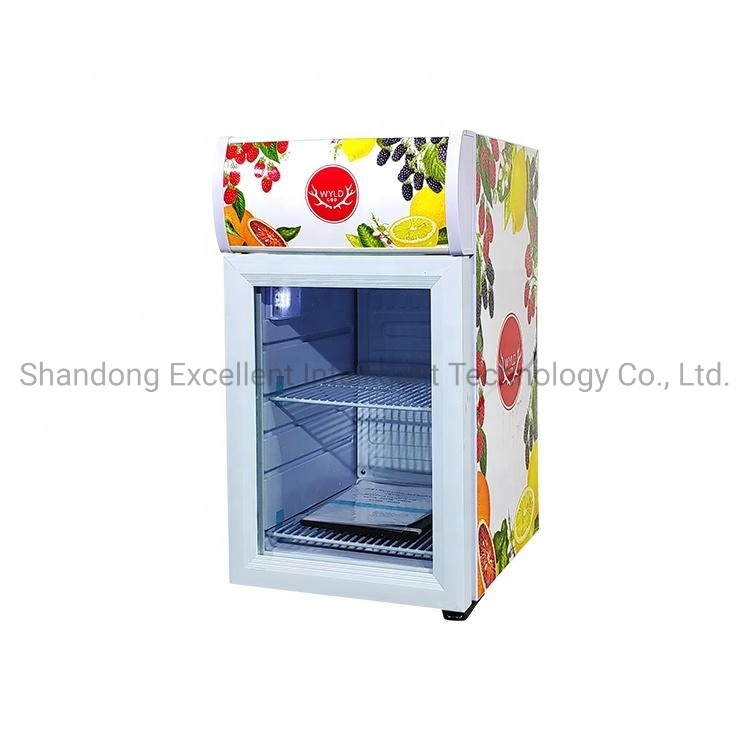 21L Commercial Glass Door New Beer Cabinet Hinge Door Electric Mini Fridge