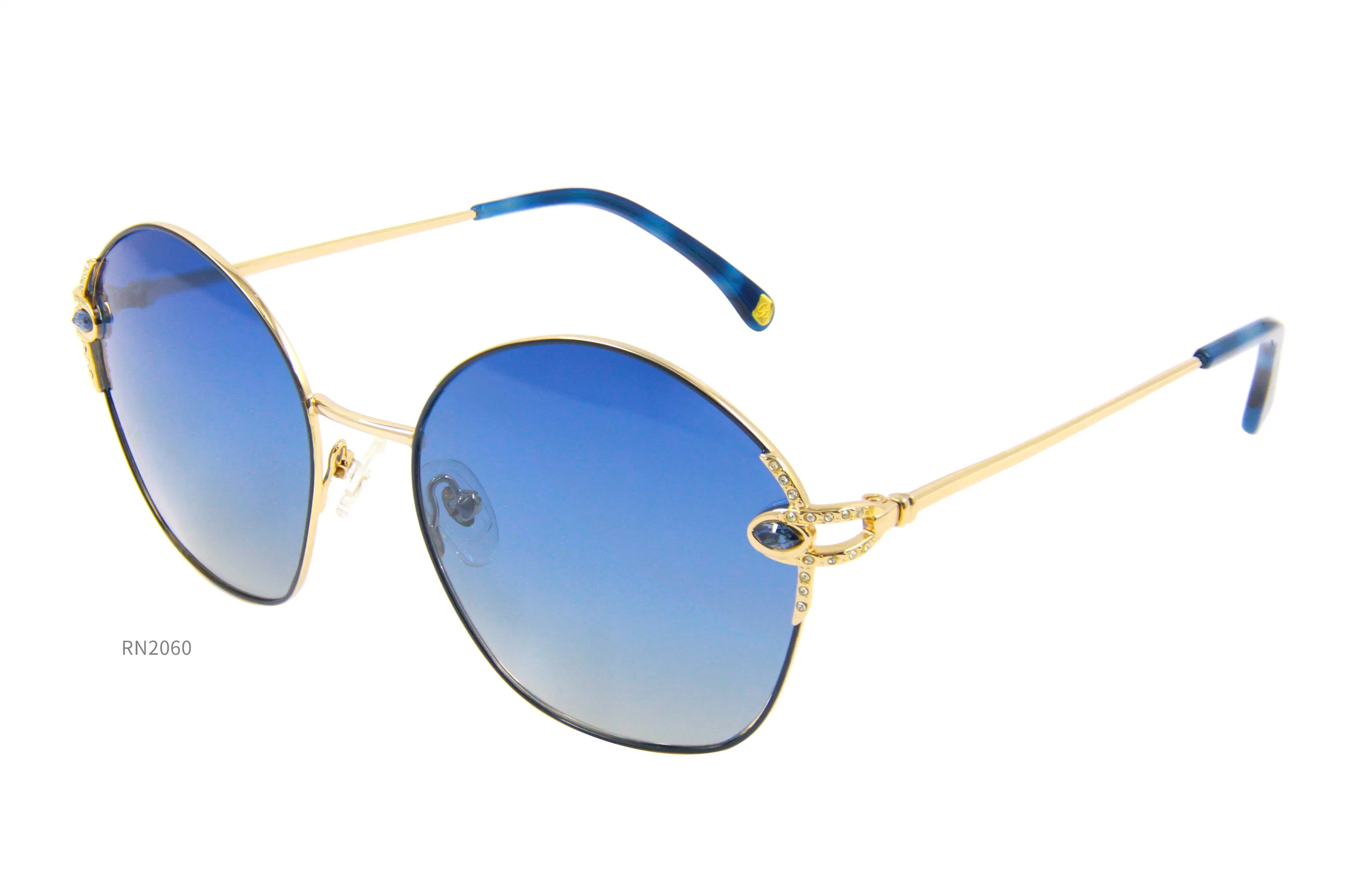 Polarized Metal Sunglasses with Blue Mirrow Lens Shenzhen Manufacturer