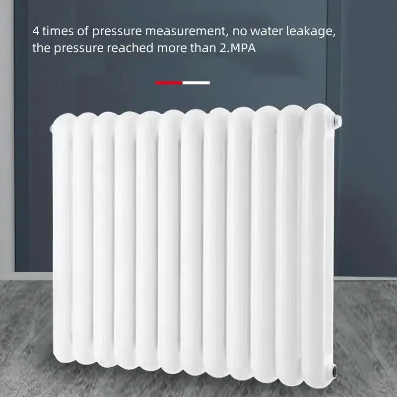 Blue Central Heating Steel Column Radiator Water Heating Pillar Radiator